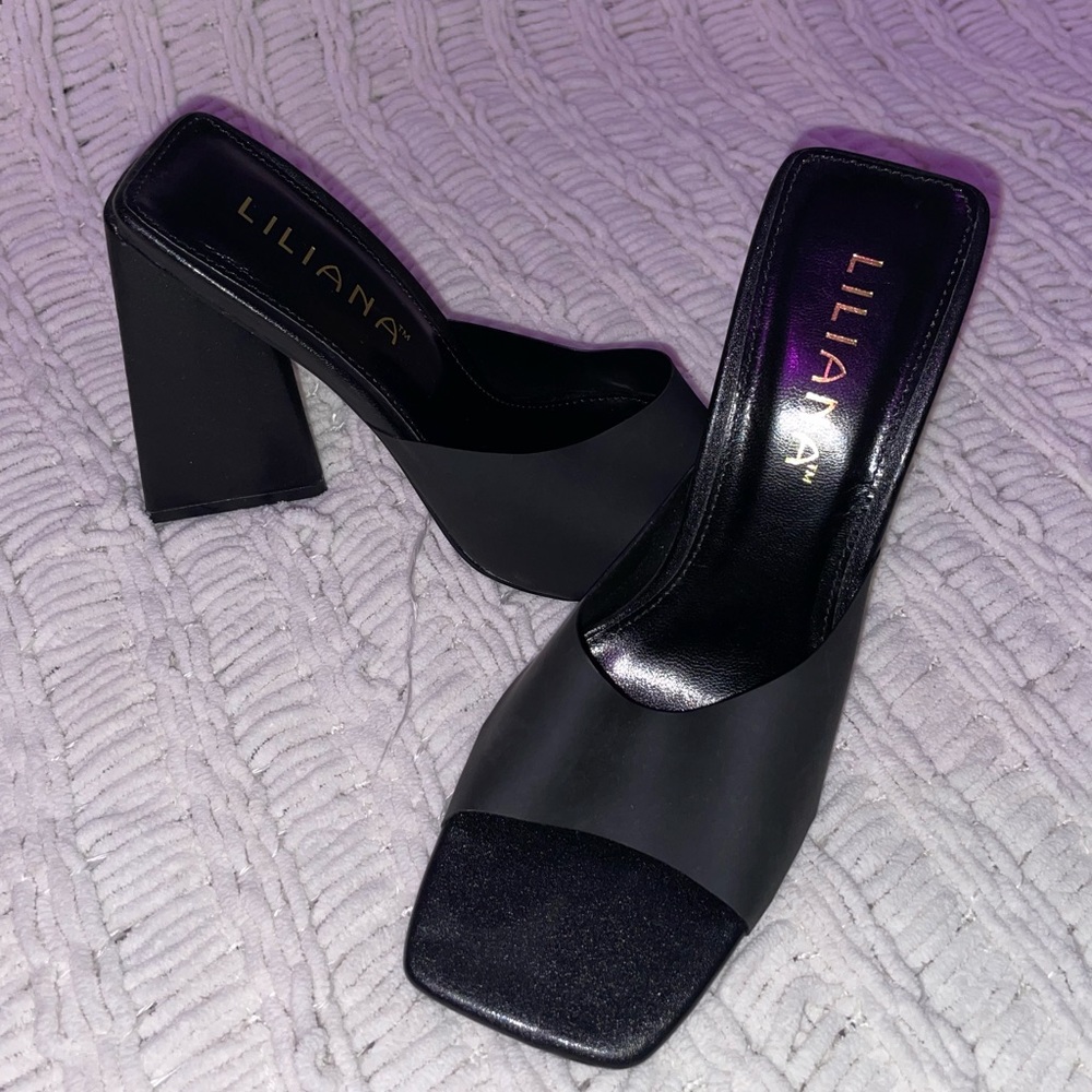 Black heels